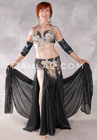 IDNIGHT FANTASY Egyptian Costume - Black, Gold and Silver
