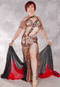 WILD ENCHANTMENT Egyptian Costume - Leopard, Red, Black and Silver