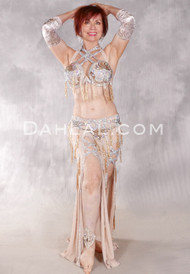 CHAMPAGNE ON ICE Egyptian Costume - Nude, Gold and Silver