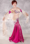 TREASURED IN LACE Egyptian Costume - Fuchsia, Nude and Silver