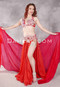 BEJEWELED BEAUTY Egyptian Costume - Red, Silver And White