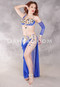 GOLDEN ROYALE Egyptian Costume - Royal Blue, Gold and Nude