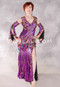 DREAMS OF ARABY Egyptian Beaded Dress - Fuchsia, Gold and Multi-color 