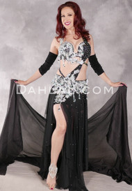 STAR GALAXY Egyptian Costume - Black and Silver