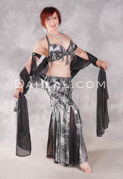 AFTER DARK Egyptian Costume - Black, Gray and Silver