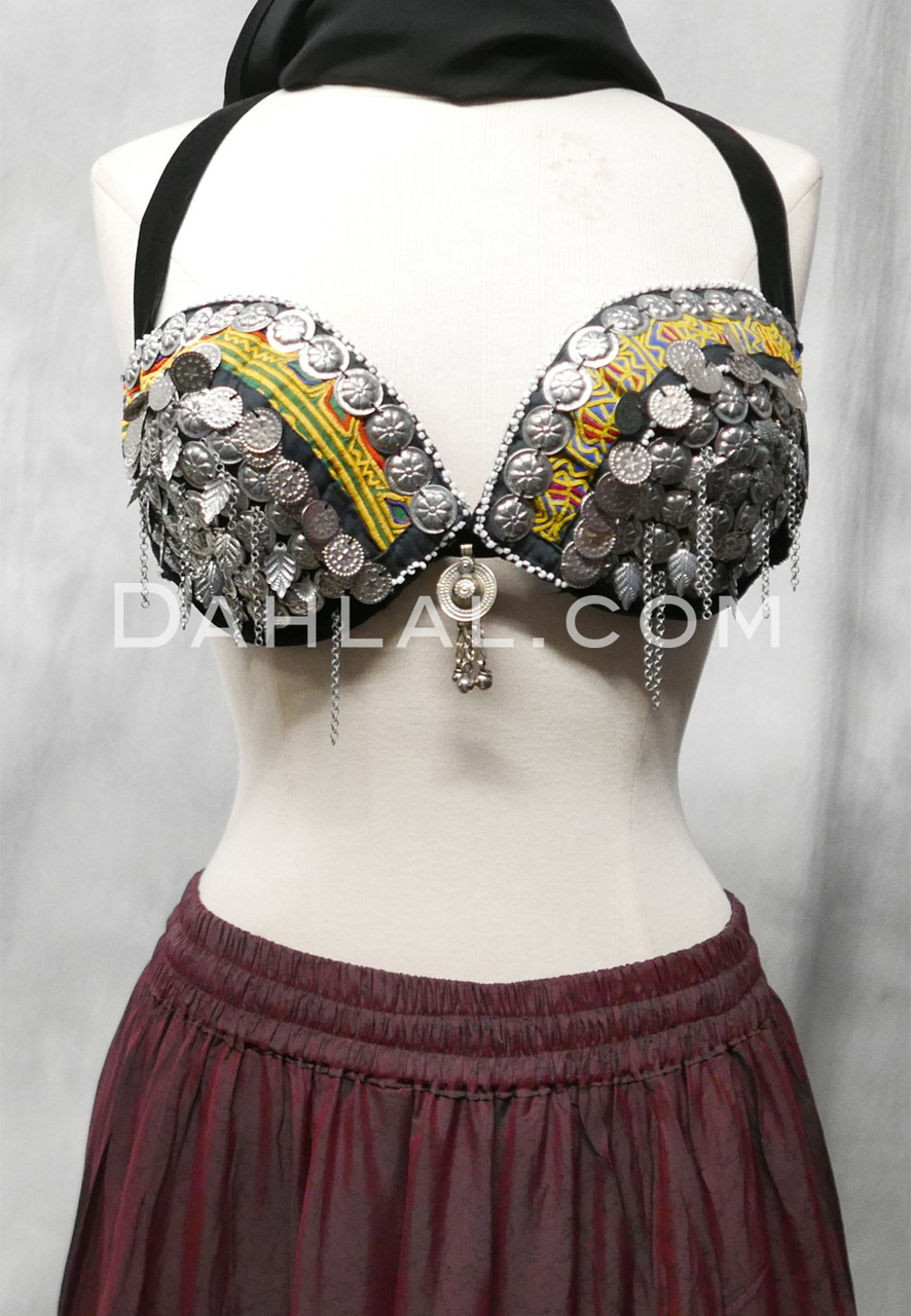 black fringe bralette