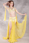 ARABIAN FANTASY Egyptian Costume - Yellow, Goldenrod, Silver and White