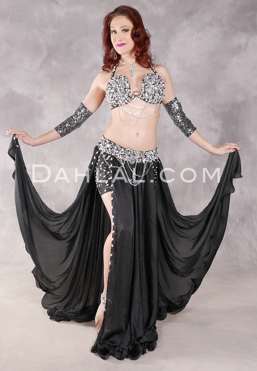 DIAMONDS FOREVER Egyptian Costume - Black and Silver