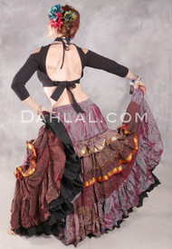 COIN BRA COVER with MEDALLION DRAPE from Egypt, for Belly Dance - Dahlal  Internationale