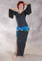 GOING WILD Aziza Dress - Turquoise, Black and Taupe