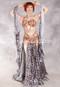 TAHIA'S VISION II Egyptian Beaded Costume - Leopard, Nude, Red, Gold and Black