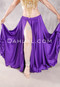 GILDED LILY Lightweight Satin Skirt - Purple