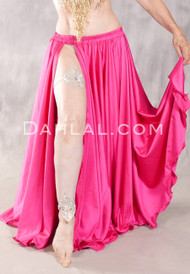 GILDED LILY Lightweight Satin Skirt - Deep Pink