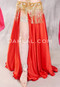 GILDED LILY Lightweight Satin Skirt - Red