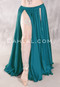 GILDED LILY Lightweight Satin Skirt - Gold