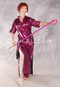 FIFI ABDO GALABAYA Dress- Fuchsia
