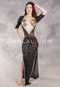 FIFI'S DELIGHT Egyptian Saidi Dress - Black and Gold