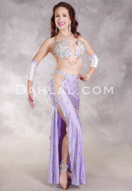JEWELED OPULENCE Egyptian Costume - Lavender, Gold and Silver