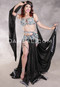 JEWELED TREASURE II Egyptian Costume - Black, Silver and Turquoise