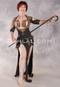 SWEET N' SASSY II Egyptian Dress - Black, Gold and Copper