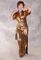 FIFI ABDO GALABAYA Dress Set- Gold