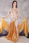 SAHAR Egyptian Costume - Gold, Silver and Light Green