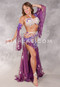CAIRO DELIGHT Egyptian Outfit - Purple, Nude, Silver and White