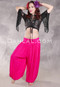 LUNA JADE III Cotton Harem Pant - Fuchsia