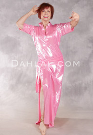 FIFI ABDO GALABAYA Dress Set - Pink