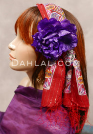 Vibrant Hair Flower for bellydance