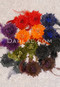 Two-Pack Glitter Hair Flowers