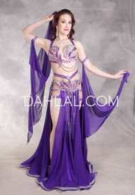 ROYAL INFATUATION Egyptian Costume - Purple, Magenta, Nude and Silver