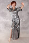 Fifi Abdo's Galabaya Dress - Metallic Silver