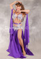 LACE TREASURE Egyptian Costume - Purple, White and Silver