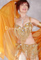 TAHIA Egyptian Beaded Bra and Belt Set - Gold