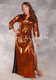 FIFI ABDO GALABAYA Dress Set - Copper