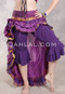 MOON FLOWER Ruffled High-Low Skirt