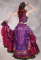 Back View Shown over our MOON FLOWER Tiered Skirt
