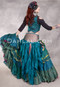 Back View with our Moon Flower Tiered Skirt