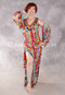Egyptian Paillette Fringe Dress - Multi-color with Gold