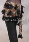ALEXANDRIA Sassy Saidi Hip Wrap - Animal Print with Gold and Black