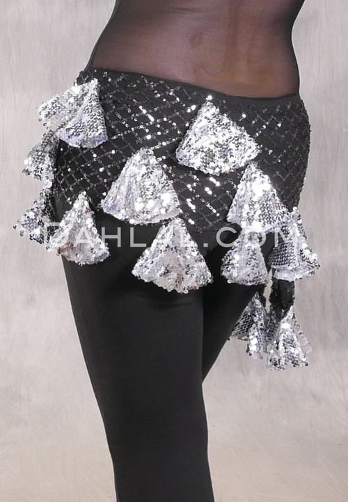 ALEXANDRIA Sassy Saidi Hip Wrap - Black with Silver