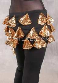 ALEXANDRIA Sassy Saidi Hip Wrap - Black with Gold