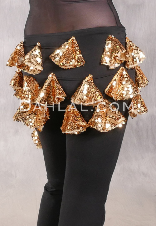ALEXANDRIA Sassy Saidi Hip Wrap - Black with Gold