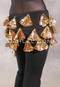 ALEXANDRIA Sassy Saidi Hip Wrap - Black with Gold