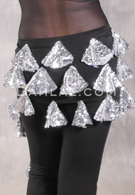 ALEXANDRIA Sassy Saidi Hip Wrap - Black with Silver