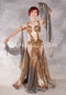 WILDLY ALLURING Egyptian Costume - Metallic Leopard, Gold and Copper