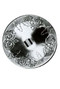 Oriental Style Finger Cymbals: (shown here in black and white to view engraving detail)