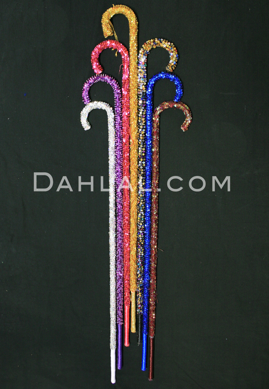 Decorated Sparkly Cane with Bling by Kitsncanesbyelaine