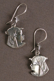 Cleopatra Sterling Silver Earrings